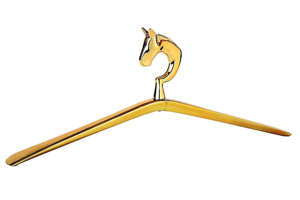 Vollansicht des Kleiderbügels Tian mit Pferdekopf