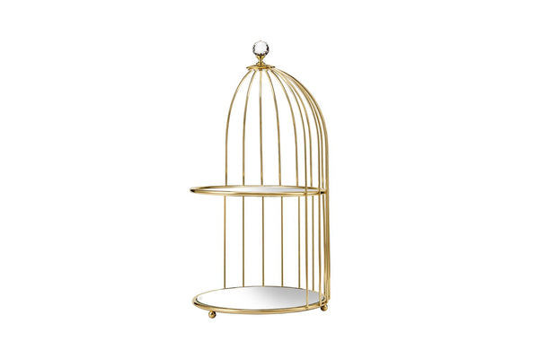 Etagere-Birdcage in der Form eines Vogelkäfigs