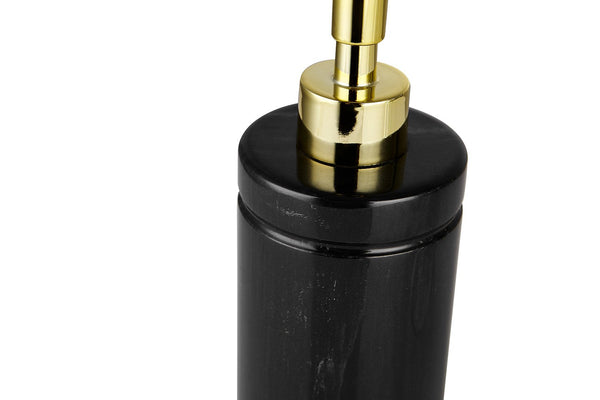 Seifenspender, Verbindung von Marmorkörper mit Pumpeinheit