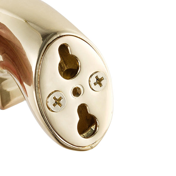 hiermit wird der Kleiderhaken an der Wand befestigt