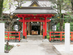 Ansicht eines Schreins in Toyko