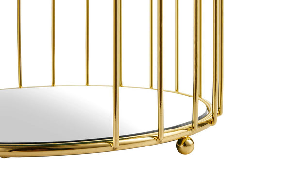 seitliche Ansicht des unteren Teils der Etagere-Birdcage