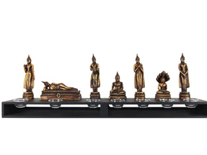 Buddha Teelichthalter Ansicht von vorne