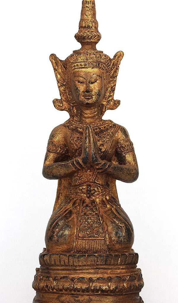 Thailändischer Schutzengel Teppanom, Vorderansicht der Figur Angel Box.